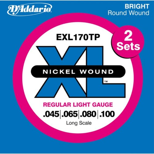 Daddario EXL 170/45-100 2 pack Daddario EXL 170/45-100 2 pack